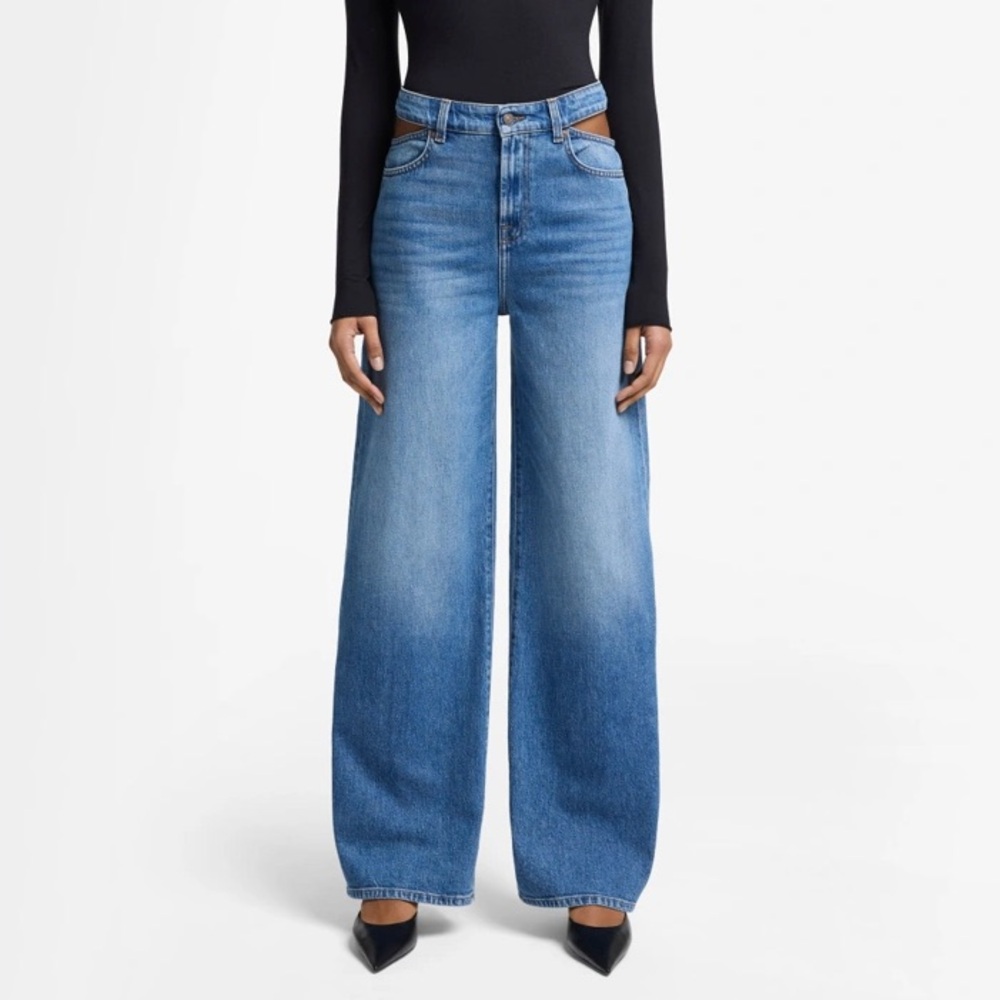 7 For All Mankind LOW SLUNG WIDE LEG MANKIND WEEKEND